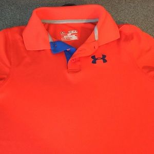 Boys Under Armour golf polo shirt